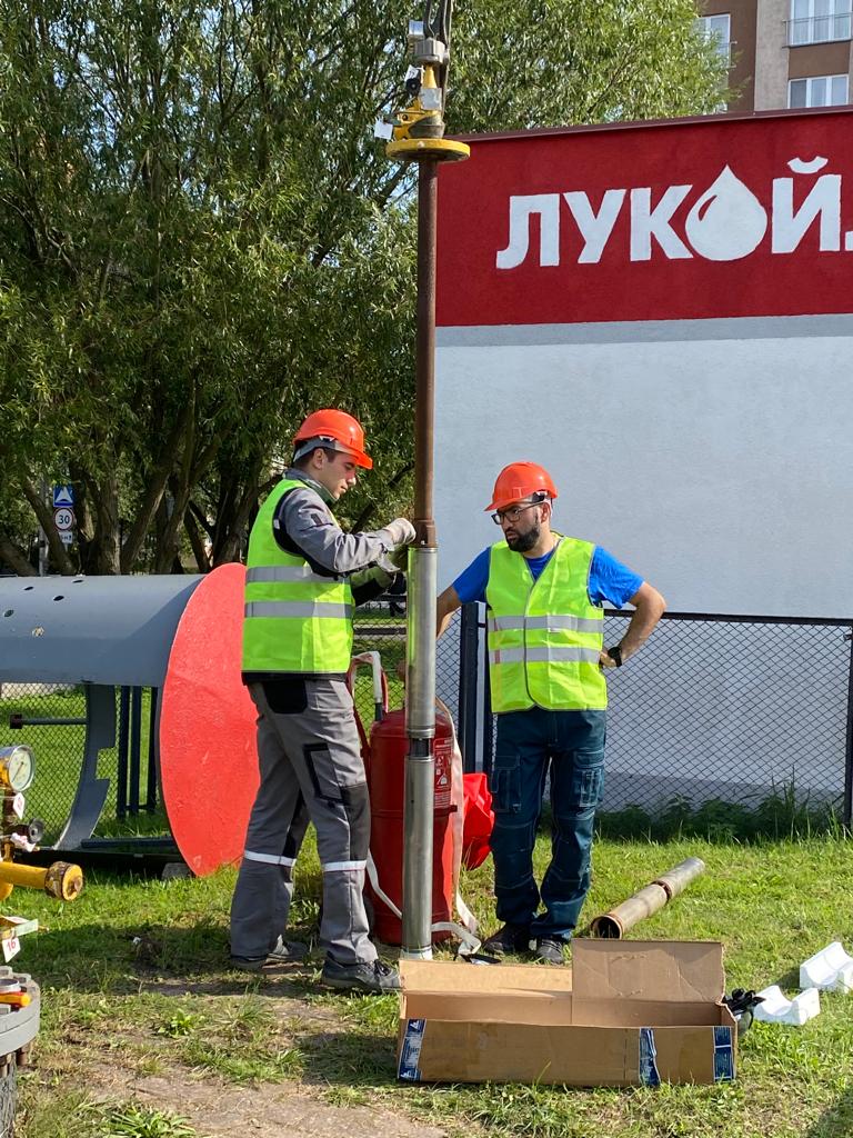 Монтаж погружного насоса «Red Jacket LPG Premier» на АГЗС в Калининграде